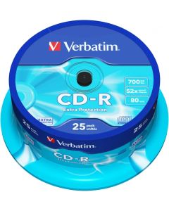 Verbatim CD-R 700MB 52X EXTRA PROTECTION SURFACE (25 PACK)
