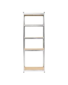 Стелаж RFG, метален, с 5 рафта, 800 х 400 х 2200 mm, MDF, до 175 kg