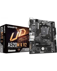 GIGABYTE A520M K V2, AM4, 2x DDR4, 3200 MHz, Micro ATX