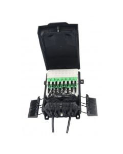 Оптична кутия 16F, 18бр SC/APC адаптери + 2бр 1/8 SC/APC сплитер