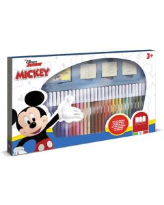 Multiprint Комплект за рисуване Mickey Mouse, с 36 флумастера