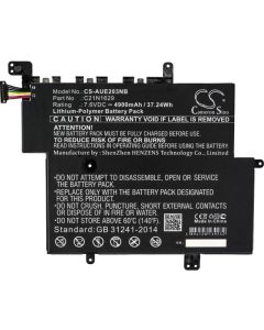 ASUS E203 VivoBook E12 C21N1629 CS-AUE203NB 7,6V 4900mAh CAMERON SINO