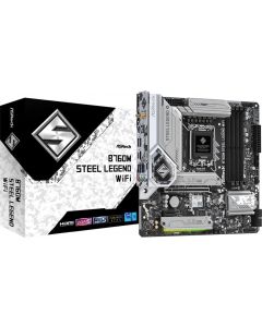 ASROCK MB Desktop B760M Steel Legend, LGA1700, 4x DDR5, 6x USB 2.0, HDMI, DP