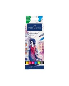 Faber-Castell Маркер Goldfaber A.Dual, 6 цвята