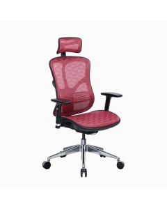 Ергономичен стол RFG TECH@STYLE, Multi-function механизъм, до 250 kg, червен