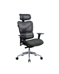 Ергономичен стол RFG TECH@GAMES, Multi-function механизъм, до 250 kg, сив