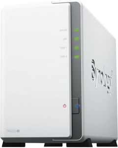 Мрежов сторидж Synology DS223j, За 2 диска, Realtek RTD1619B 4-core 1.7GHz, 1 GB