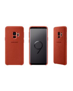 Samsung Galaxy S9 Alcantara Cover Red - калъф/протектор/ за Samsung Galaxy S9