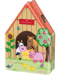 Faber-Castell Флумастери Connector, комплект „Ферма“, 18 цвята