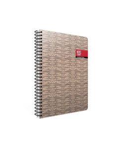 Gipta Тетрадка Notecraft, кремава хартия, широки редове, твърда корица