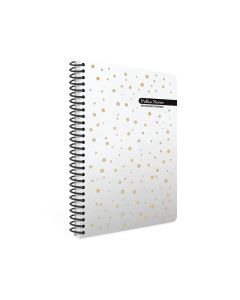 Gipta Тетрадка Polka Notes, кремава хартия, широки редове, твърда корица