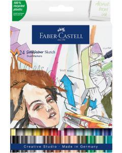 Faber-Castell Маркер Goldfaber Sketch, 24 броя
