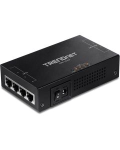 TRENDnet TPE-147GI, PoE+ инжектор 4 порта Gigabit, 65W, черен
