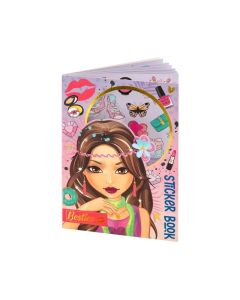 Moxy Книжка със стикери, А5, 8 листа, лилава