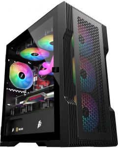 1stPlayer кутия Case mATX - TRILOBITE T3 Mesh Black