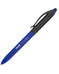 Milan Химикалка P1 Touch Stylus, автоматична, 1.0 mm, синя