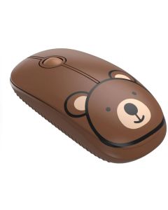 Tellur безжична оптична мишка, декорирана като мечка, 1600 DPI, LED