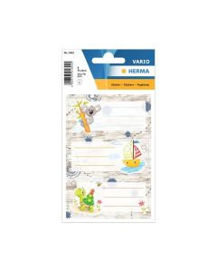 Herma Самозалепващи се етикети Приятели, ученически, пясъчни, 9 броя