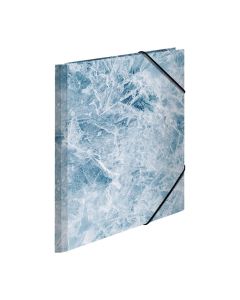 Herma Папка Nature, картонена, с ластик, A4, лед