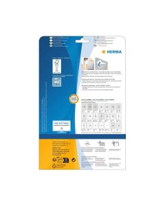 Herma Самозалепващи етикети, A4, презалепващи, 99.1 х 67.7 mm, 8 бр, 25 листа