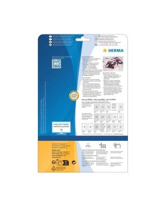 Herma Самозалепващи се етикети Security, 45.7 x 21 mm, 48 броя, 25 листа