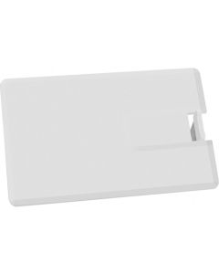 USB флаш памет Credit Card, USB 2.0, 16 GB, без лого, бяла