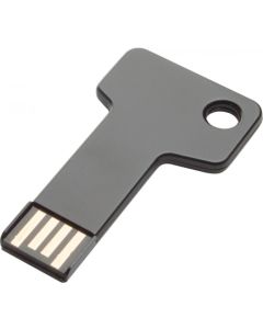 USB флаш памет Stick key, USB 2.0, 8 GB, с форма на ключ, черен