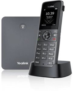 Yealink DECT W73P до 10 слушалки Yealink DECT W73H, до 20 разговора - сив