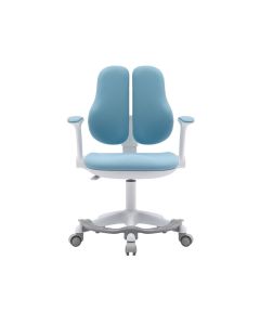 Детски стол RFG Ergo Cute White, текстил, до 100 kg, син