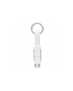 More Than Gifts Ключодържател с кабел Key C, 4 в 1, Type c, Type A, Micro USB