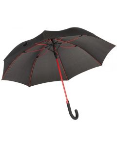 TOPS Чадър Cancan, автоматичен, черно-червен