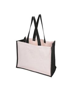 TOPS Торба Future, памук и юта, 42 х 19 х 33 cm, черна