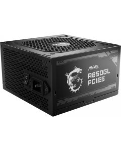 MSI MAG A850GL, 850W, 80 PLUS Gold, 120мм вентилатор, OCP-OVP-OPP-OTP-SCP