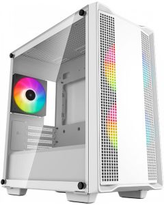 DeepCool CC360 ARGB WH, Mid Tower, Mini-ITX-Micro-ATX
