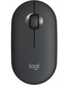 Logitech Pebble 2 M350S, 1000 dpi, 3 бутона, обхват до 10 метра, графитен