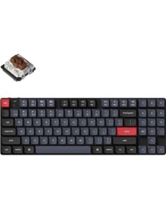 Геймърска Keychron K13 Pro TKL Low Profile Gatheron Brown Switch - RGB Backlight, Aluminium
