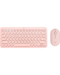 LOGITECH Pebble 2 Bluetooth Keyboard Combo - TONAL ROSE - US INT'L