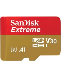 SanDisk Extreme 512GB microSDXC, клас 10, с SD адаптер в комплекта