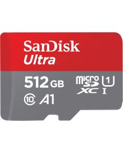 SanDisk Ultra micro SDXC 512GB + SD адаптер 150MB/s A1 Class 10 UHS-I; SDSQUAC-512G-GN6MA