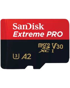 SanDisk Extreme Pro, 512GB microSDXC, с включен SD адаптер в комплекта
