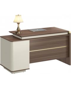 Работно RFG Работно Lisabon, с контейнер, 1400 х 600 х 760 mm, дъб и сиво
