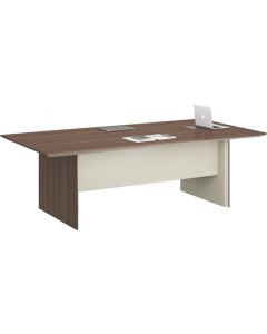 Работно RFG Заседателна маса Lisabon, 2400 х 1200 х 760 mm, дъб и сиво