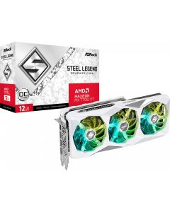 Asrock AMD Radeon RX 7700XT Steel Legend, 12GB GDDR6, 192 bit, HDMI 2.1, 3x DP 2.1
