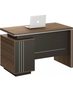Работно RFG Chicago, с контейнер, 1200 х 600 х 750 mm, дъб Рейн и тъмносиво