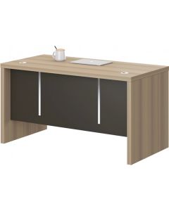 Бюро RFG Milano, 1400 х 700 х 750 mm, ПДЧ 40 mm, светъл дъб и тъмносиво