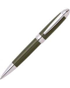 Hugo Boss Химикалка Icon, в кутия, хром, цвят каки