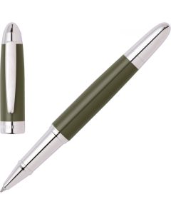 Hugo Boss Ролер Icon, в кутия, хром, цвят каки
