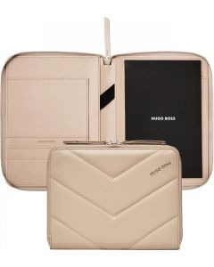 Hugo Boss Конферентна папка Triga, A5, бледобежова