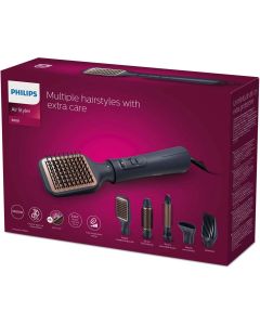 PHILIPS Air Styler, 1000 W, 220-240 V, 3 настройки, 2 степени, 2м кабел, Лилав, 6 бр