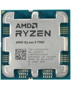 AMD Ryzen 9 7900, 3.70-5.40GHz, 76MB cache, 65W, AM5, без опаковка